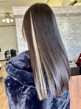 ヘアークルーズピース (hair cruise Piece) インナーカラー/ホワイト