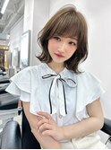 ショート ボブ インナーカラー 韓国風5611