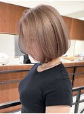 ハイライトバレイヤージュダブルカラーショートカット