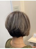 スモーキーグレージュハイライト
