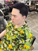 【amule hair】オシャレ坊主/パープルカラー