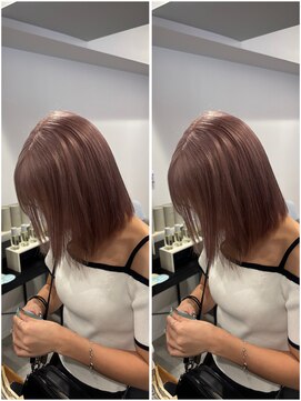 ローリン(Rolling) 【LINA】10代/20代/セミロング/くすみピンク/天神大名