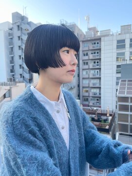 10代20代30代ワンレン ハンサムマッシュショート