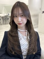 ジーナ 博多(Zina)&nbsp;ロングハイレイヤーカット＋艶カラー＋トリートメント/TAKATO