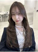 ロングハイレイヤーカット+艶カラー+トリートメント/TAKATO