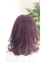 ネス(NESS)&nbsp;パープルピンクのミディアムレイヤースタイル103