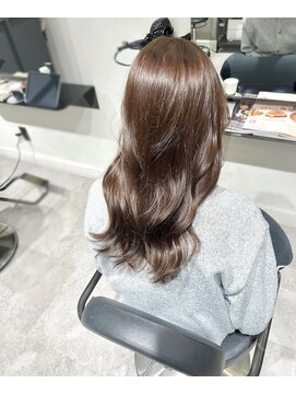 ブランコ レインボー店(blanco) ラテベージュ×レイヤーカット