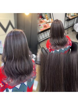 デスト 大宮(DEST) ラベンダーバレイヤージュ［大宮/ブリーチカラー］