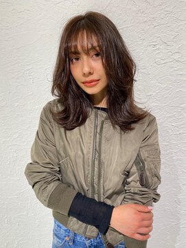 バランス 原宿 表参道(balance) ラテベージュ×ミディアムレイヤー