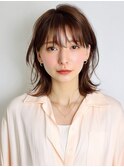 着物ヘア/大人ガーリー/ダークアッシュ/似合わせカット/表参道