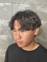 ニアウ 伊勢崎連取店(Niau) MEN’S HAIR/波巻きツイストスパイラル/リバースセンターパート