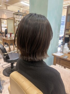 コトナ 越谷店 20代30代40代50代前髪ありひし形ボブレイヤー【越谷】