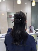 【藤岡】大人可愛いハーフアップアレンジ