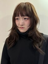 ナループロアポンテ(Nalu pu loa PONTE)&nbsp;バタフライレイヤーカット/海外風レイヤー/スモーキーカラー