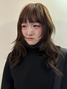 ナループロアポンテ(Nalu pu loa PONTE) バタフライレイヤーカット/海外風レイヤー/スモーキーカラー