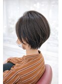 絶壁解消360度美シルエット大人可愛い丸みショートボブ×艶髪