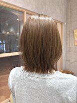 トマト(TOMTO)&nbsp;【AYUKA】レイヤーボブ_オリーブベージュ