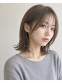 【HEY 松本店】ベージュグレージュ×外ハネくびれボブレイヤー