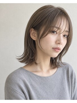 ヘイ 松本店(HEY) 【HEY 松本店】ベージュグレージュ×外ハネくびれボブレイヤー