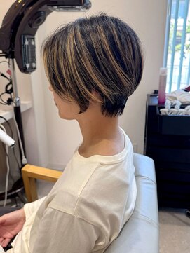 アビエブラン 若江岩田(abije blanc) 大人ハイライトショート【若江岩田】