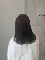 メロウバイケンジ(mellow by KENJE)&nbsp;ミルクティーブロンド/ダークブルー/デジタルパーマ/伊勢原