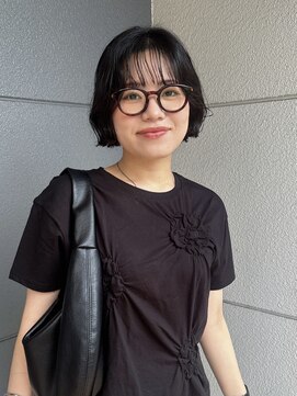 ヘアーアイストゥーレ(HAIR ICI TRE) リップラインボブ ボブパーマ ゆるっとパーマ レイヤーボブ