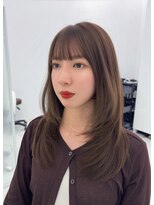 コア プラス 立川(COA PLUS)&nbsp;透明感カラー韓国レイヤーカット前髪顔周り