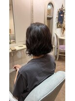 キヨミ 札幌東区役所(KIYOMI)&nbsp;ミディアムパーマスタイル