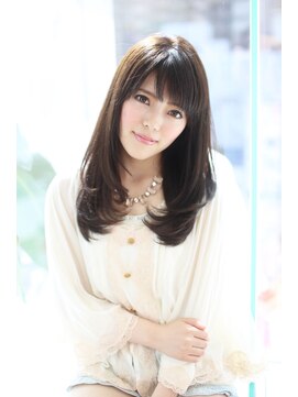 セピアージュ サンク(hair beauty clinic salon Sepiage cinq) デザインカラ-×切りっぱなしボブ×オン眉×ひし形シルエット