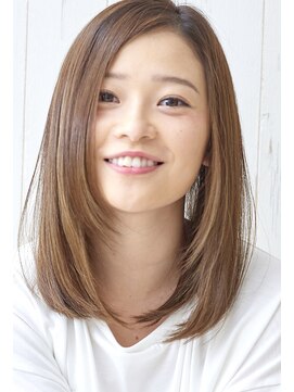 ノアエクレ 銀座(noah ecle) 【noahecle銀座】グレージュ似合わせナチュサラストレート