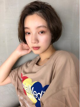 ナッツ(NUT'S) ナチュラルボブ（かきあげバング）【NUT'S八王子】