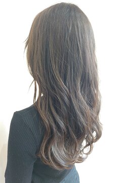 ヘアーサロン エクラ(HAIR SALON eclat) 【アディクシーカラー】ネイビー×グレージュ
