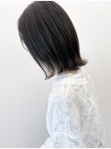 切りっぱなしボブ