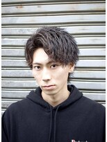 エデアンホンテン メンズサロン(EDEAN 本店 （旧：EDEAN 上通）)&nbsp;熊本メンズヘア かきあげ風無造作アップバング 熊本メンズカット