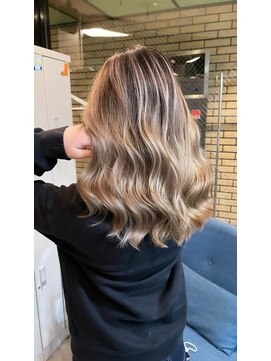 ラフ(LAFF) #黒髪#ボブルフ#ネビージュ#小顔#ワンレン