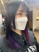 コレット ヘアー 大通(Colette hair)&nbsp;インナーカラー☆パープル&ピンク