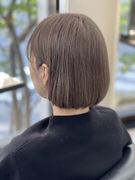 カーサ バイ ハミュウ たまプラーザ(CASA by Humium) 20代30代大人可愛い透明感ショコラグレージュ小顔ボブ