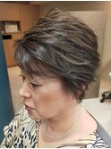 仙台D　ひし形ショートバレイヤージュ×グラデーションレイヤー