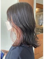 ヨーク(yoke.)&nbsp;イヤリングカラー×サーモンピンク