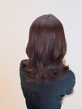 ヘアープロデュース ラピセット 松山(Lapset) 20代30代40代大人可愛いオルチャンヘアピンクブラウン