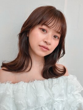 ジョエミバイアンアミ(joemi by Un ami) ★イメチェン似合わせ大人ガーリープリカールチョコレートカラー