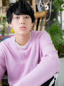 カバーヘア ブリス 大宮西口(COVER HAIR bliss) マット質感◎黒髪束感ショート韓国マッシュm3大宮20代30代40代