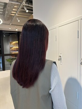 シダ(sida SAIIN) 【牧内】チェリーレッド/艶髪/20代30代