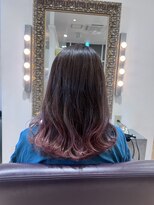 コワファースト  させぼ五番街店(COIFF1RST)&nbsp;ピンク裾カラー☆