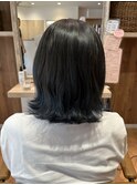 アディクシーカラー アッシュブラック 透明感カラー