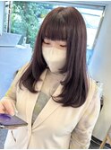 30代40代50代顔周りレイヤー酸性ストレート髪質改善ウルフカット