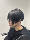 前下がりマッシュショート