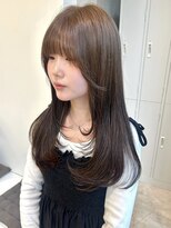 ナナローネス(nana loness) 顔まわりレイヤー　レイヤーカット　ワンカール　内巻き
