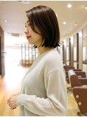 艶やかレイヤーボブ【河内花園/髪質改善/白髪ぼかし】