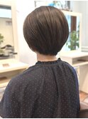 白髪染め白髪ぼかし大人ショートボブ大人かわいい30代40代50代